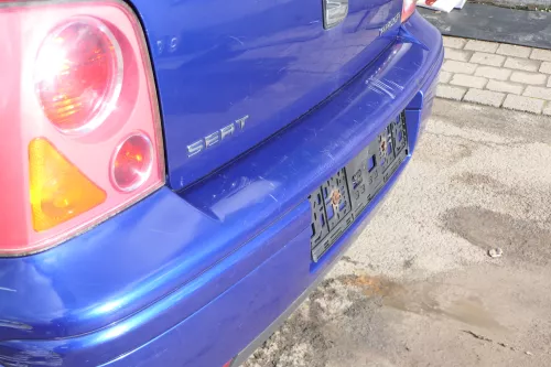 Seat Arosa 6H Stoßstange hinten Facelift Heckstoßstange blau LS5N (166807)