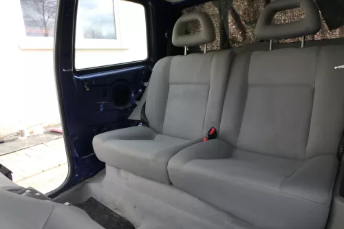 VW Lupo Seat Arosa Sitz Rückbank Sitzfläche für Kopfstützen grau (166814)