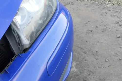 Seat Ibiza 6L Stoßstange Frontstoßstange vorne blau LS5G bis caAnfang2006 (166829)