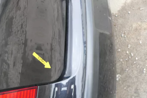 VW Polo 9N3 9N Heckklappe Kofferraumklappe Klappe schwarz LC9Z - Scheibe ohne (166865)