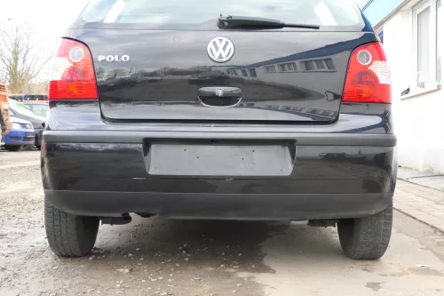 VW Polo 9N 9N3 Stoßstange Heckstoßstange hinten schwarz LC9Z