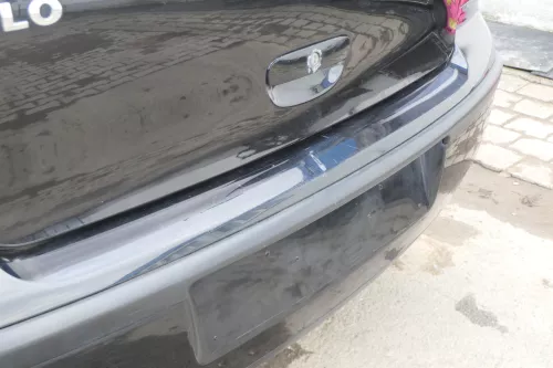 VW Polo 9N 9N3 Stoßstange Heckstoßstange hinten schwarz LC9Z (166866)