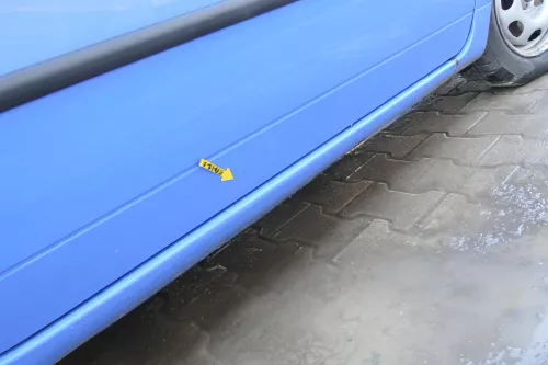 VW Lupo Seat Arosa Tür vorne rechts Beifahrertür blau LR5A (mechanischerFenst (166885)