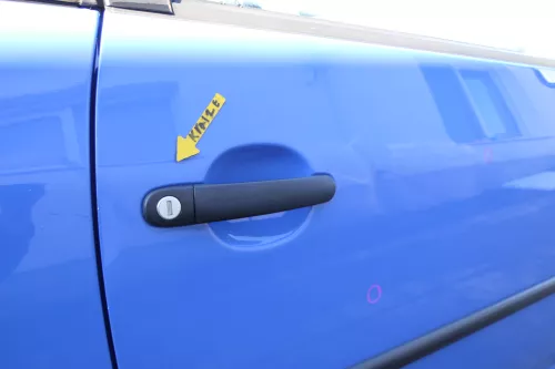 VW Lupo Seat Arosa Tür vorne rechts Beifahrertür blau LR5A (mechanischerFenst (166885)