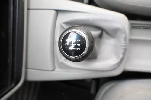 Passat 3B 3BG Schaltknauf Schaltsack Schaltung Schaltknüppel 5-Gang Leder grau (166911)