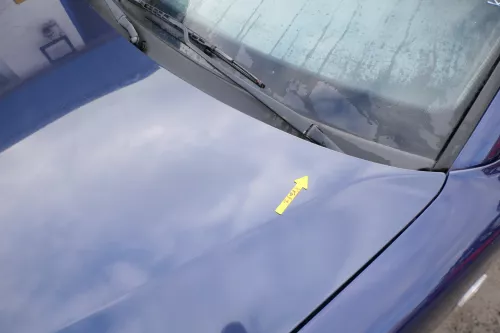 VW Passat 3B Motorhaube Klappe vorne vorn Haube blau LB5N (166917)