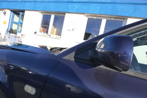 VW Passat 3BG 3B elektrischer Spiegel Außenspiegel links blau LN5Y (166944)