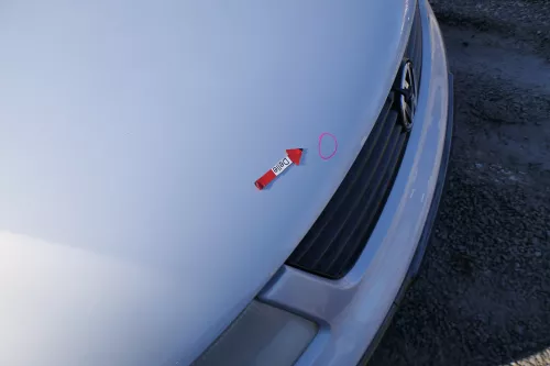 VW Passat 3B Motorhaube Klappe vorne vorn Haube silber grau LB7Z (166965)