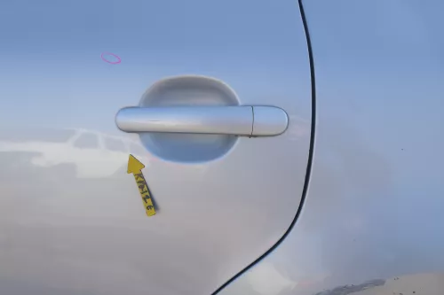 VW Passat 3B 3BG Limousine Tür hinten links silber grau LB7Z satinsilber (166972)