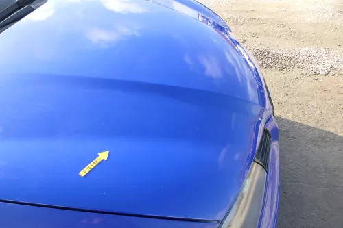 Seat Ibiza 6L Motorhaube Haube Klappe vorne blau LS5G 6L0823031D (167184)