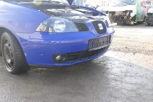 Seat Ibiza 6L Stoßstange Frontstoßstange vorne blau LS5G bis caAnfang2006 (167187)