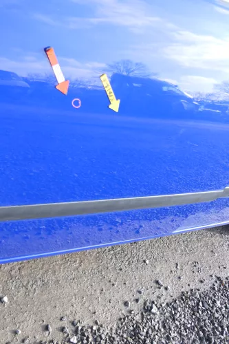 Seat Ibiza 6L Tür Fahrertür 4/5-Türer vorne links blau LS5G ohne Anbauteile (167190)