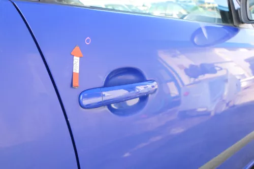 Seat Ibiza 6L Tür Beifahrertür 4/5-Türer vorne rechts blau LS5G (167192)