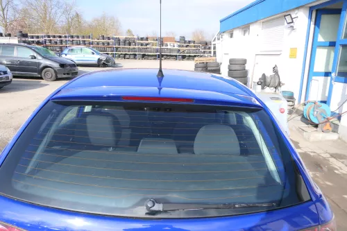 Seat Ibiza 6L Heckklappe Klappe hinten Kofferraumklappe blau LS5G ohneBremsleuch (167194)