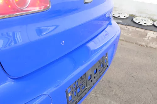 Seat Ibiza 6L Stoßstange Heckstoßstange hinten blau LS5G (167195)