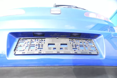 Seat Ibiza 6L Stoßstange Heckstoßstange hinten blau LS5G (167195)