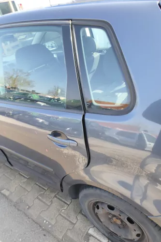 VW Polo 9N 9N3 Tür hinten links 4/5-Türer grau LC7V - ohne Anbauteile (167244)