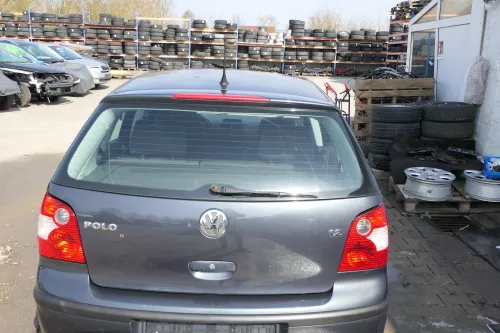 VW Polo 9N3 9N Heckklappe Kofferraumklappe Klappe grau LC7V - Scheibe ohne