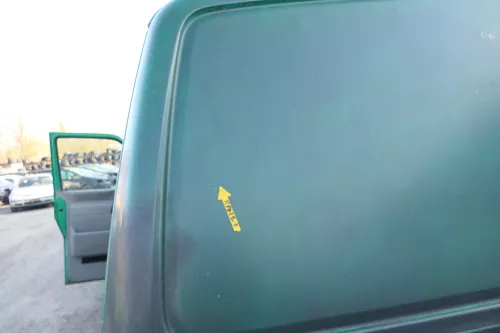 VW T4 Transporter Heckklappe Klappe hinten Kofferraumklappe grün schwarz Kasten (167266)