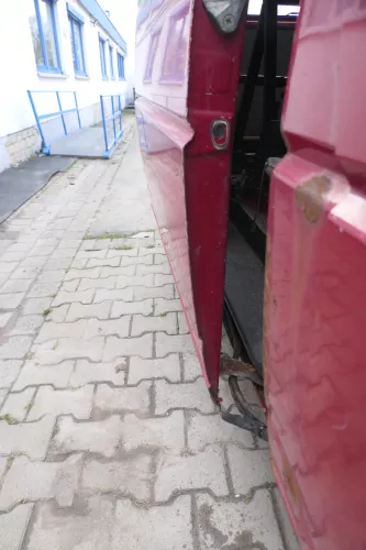 T4 Transporter Tür rechts Schiebetür Multivan Caravelle rot LK3A (167306)