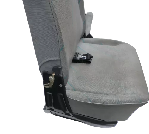 VW T4 Sitz vorne rechts 2er Doppel Beifahrersitz Doppelsitzbank grau mit Konsole (167323)