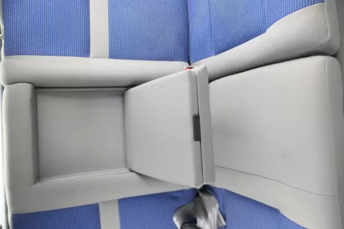 Golf 4 Limousine Sitz Rückbank Rücksitzbank Sitzfläche Sitze blau grau (167454)