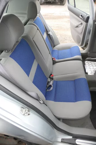 Golf 4 Limousine Sitz Rückbank Rücksitzbank Sitzfläche Sitze blau grau (167454)
