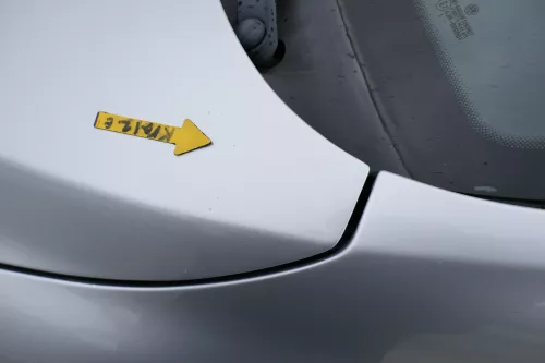 VW Fox 5Z Motorhaube Klappe vorn vorne silber LA7W Haube (167476)