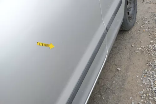 VW Fox 5Z Tür vorne links Fahrertür silber LA7W (167483)