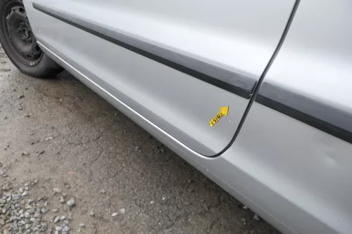 VW Fox 5Z Tür vorne links Fahrertür silber LA7W (167483)