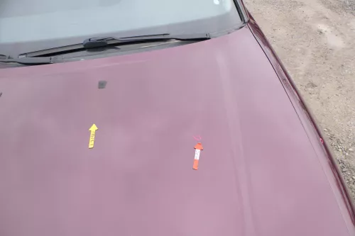 Audi A4 B5 Motorhaube Haube Klappe vorne rot braun LZ3N bis ca. Bj. 1999 (167502)