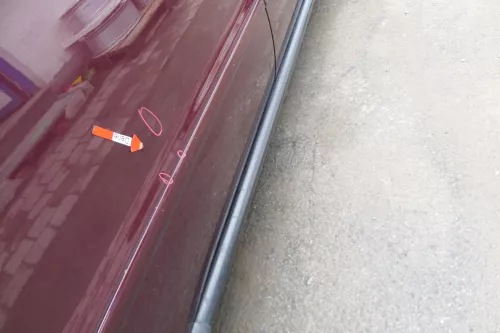 Audi A4 B5 Tür Türblatt hinten rechts rot braun LZ3N Kombi Limo (167508)