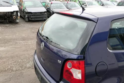 VW Polo 9N3 9N Heckklappe Kofferraumklappe Klappe blau LB5N - Scheibe ohne (167550)