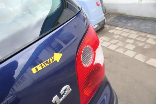 VW Polo 9N3 9N Heckklappe Kofferraumklappe Klappe blau LB5N - Scheibe ohne (167550)