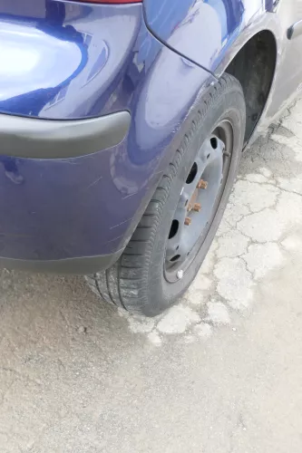 VW Polo 9N 9N3 Stoßstange Heckstoßstange hinten blau LB5N indigoblau (167551)