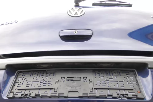 VW Polo 9N 9N3 Stoßstange Heckstoßstange hinten blau LB5N indigoblau (167551)