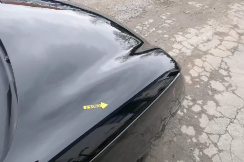 VW Lupo Motorhaube Klappe Frontklappe Haube vorne schwarz L041 (167563)