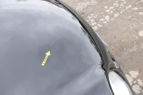 VW Lupo Motorhaube Klappe Frontklappe Haube vorne schwarz L041 (167563)