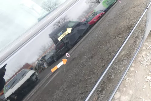 VW Lupo Seat Arosa Tür vorne links Fahrertür schwarz L041 (für elektr.Fensterhe (167568)