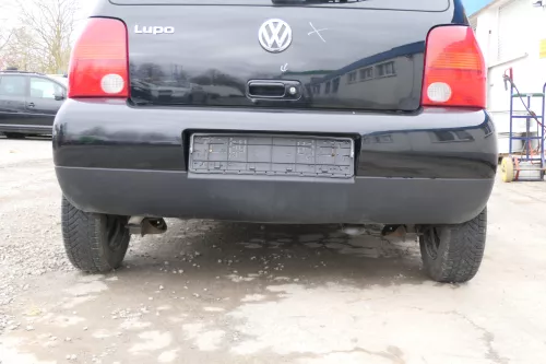 VW Lupo Stoßstange hinten Heckstoßstange Stoßfänger schwarz L041