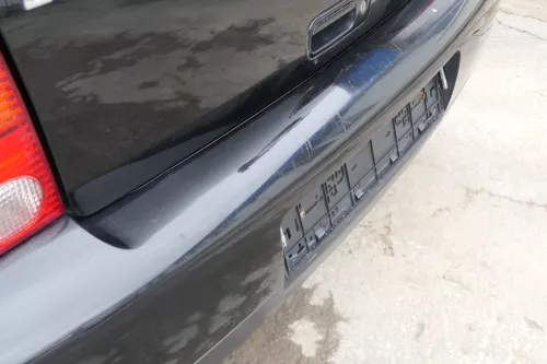 VW Lupo Stoßstange hinten Heckstoßstange Stoßfänger schwarz L041 (167569)