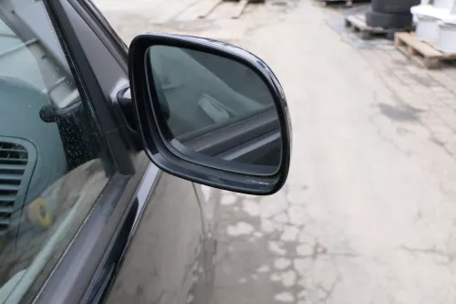 VW Lupo Arosa manueller Spiegel Außenspiegel rechts schwarz L041 156283 (167572)