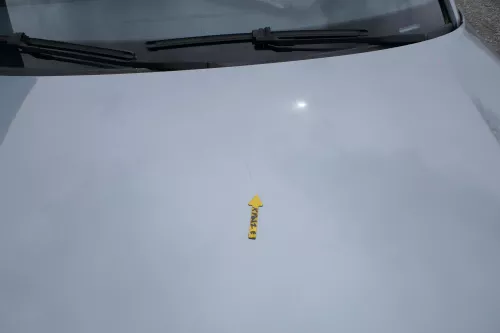 VW Passat 3BG Motorhaube Klappe vorne vorn Haube grau stonegrau LA7S (167586)