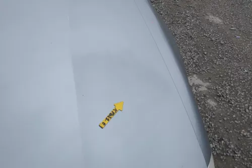 VW Passat 3BG Motorhaube Klappe vorne vorn Haube grau stonegrau LA7S (167586)