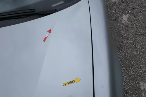 VW Passat 3BG Motorhaube Klappe vorne vorn Haube grau stonegrau LA7S (167586)