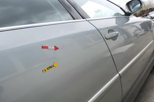 VW Passat 3B 3BG 3B6 Kombi Avant Tür hinten rechts mit Scheibe grau LA7S (167598)