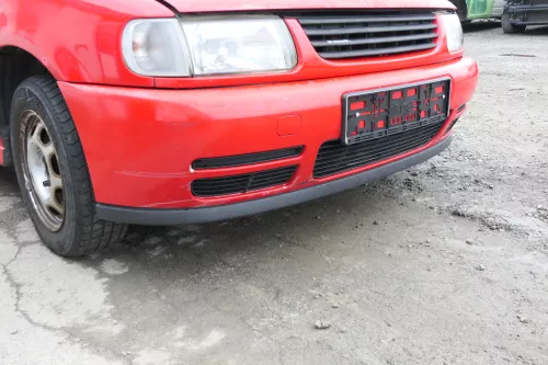 VW Polo 6N Stoßstange vorne breite Styling XXL Frontstoßstange rot LP3G (167618)