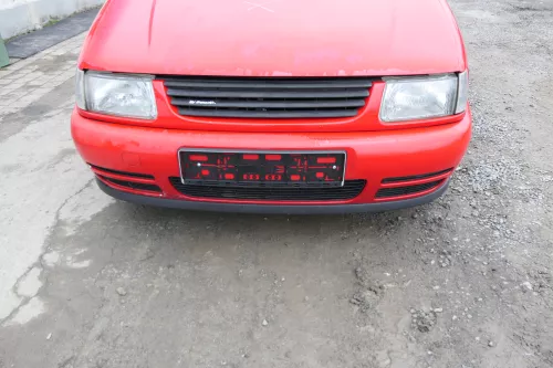 VW Polo 6N Kühlergrill Grillleiste vorne Leiste für Grill rot LP3G (167619)