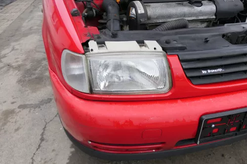 VW Polo 6N Kühlergrill Grillleiste vorne Leiste für Grill rot LP3G (167619)