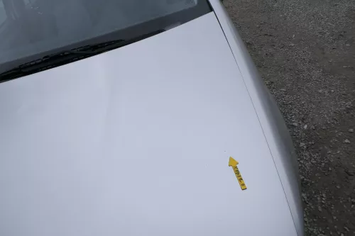 Skoda Fabia 6Y Motorhaube Klappe vorne silber grau LF7T mit Grill vorn (167703)
